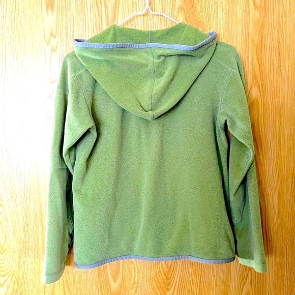 Patagonia Green Fleece Hoodie Sweatshirt Jacket - Picture 2 of 7